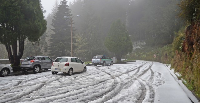 Neve na Ilha da Madeira