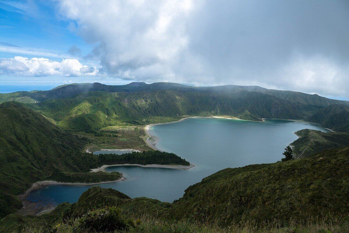 Lagoon in the Azores