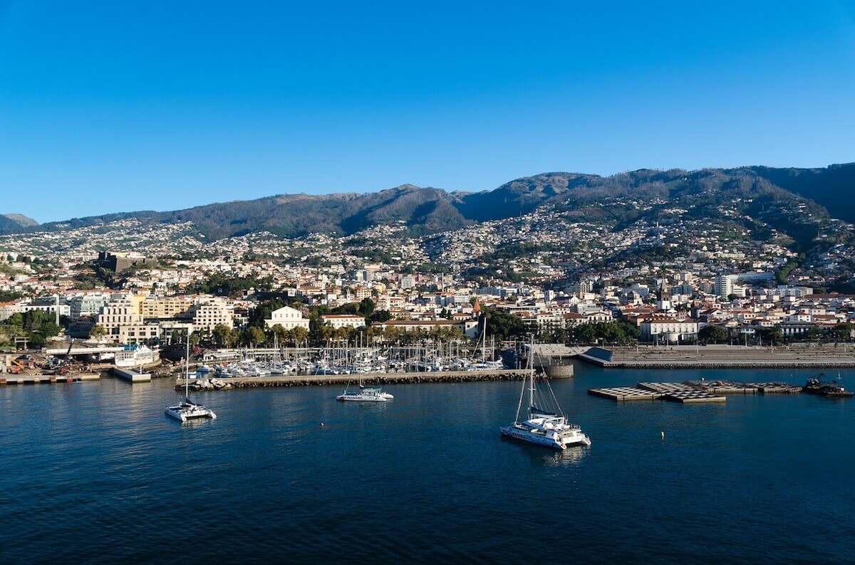 Funchal City on Madeira Island, Portugal
