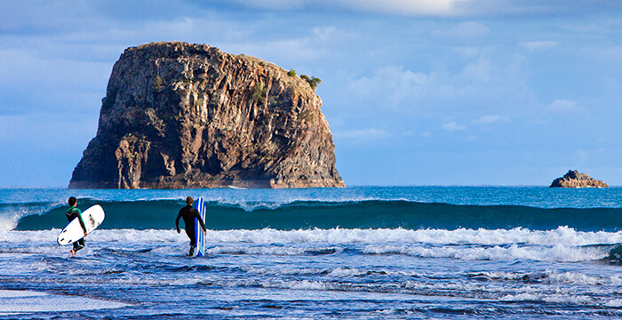 Surfing on Madeira Island