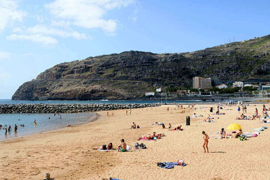 Praia de Areia de Machico dan Ilha da Madeira