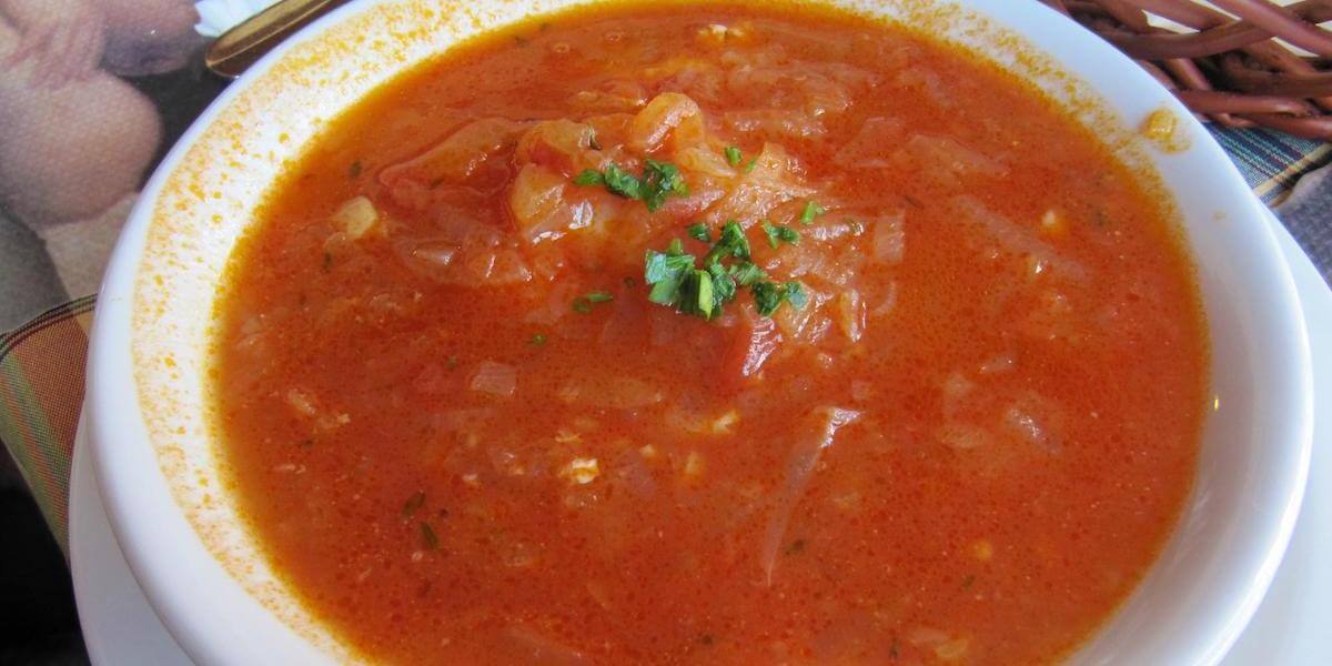 2. Tomato and Onion Soup