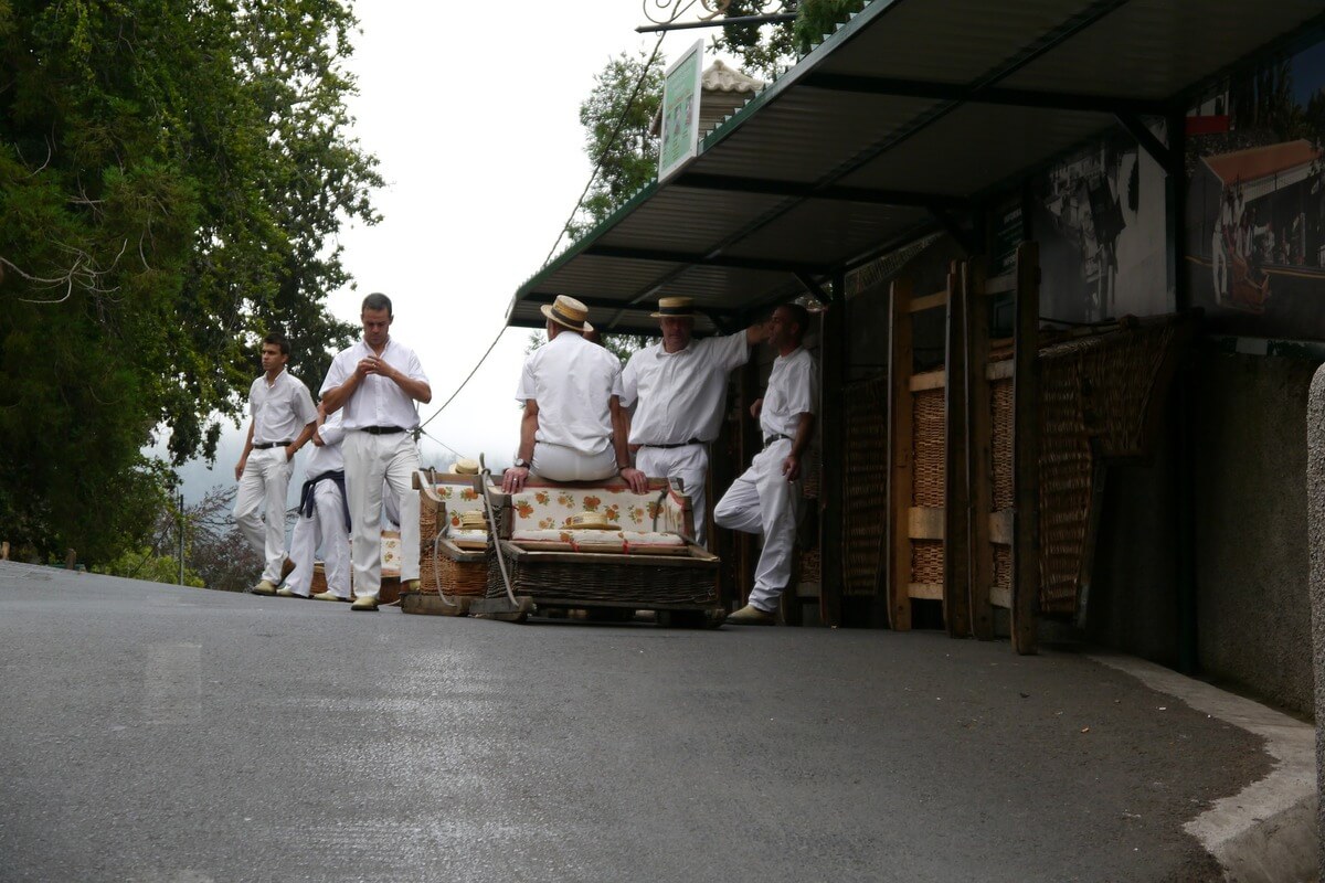 mit csináljunk Funchal-Wicker Toboggan Sledben