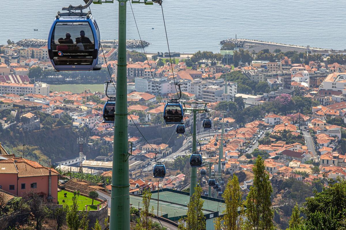 Cable cars - Old Town Funchal