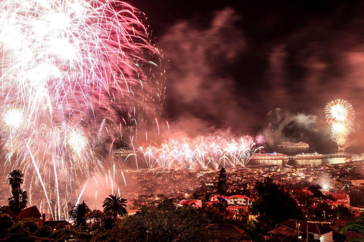 New Year´s Eve fireworks in Funchal Madeira