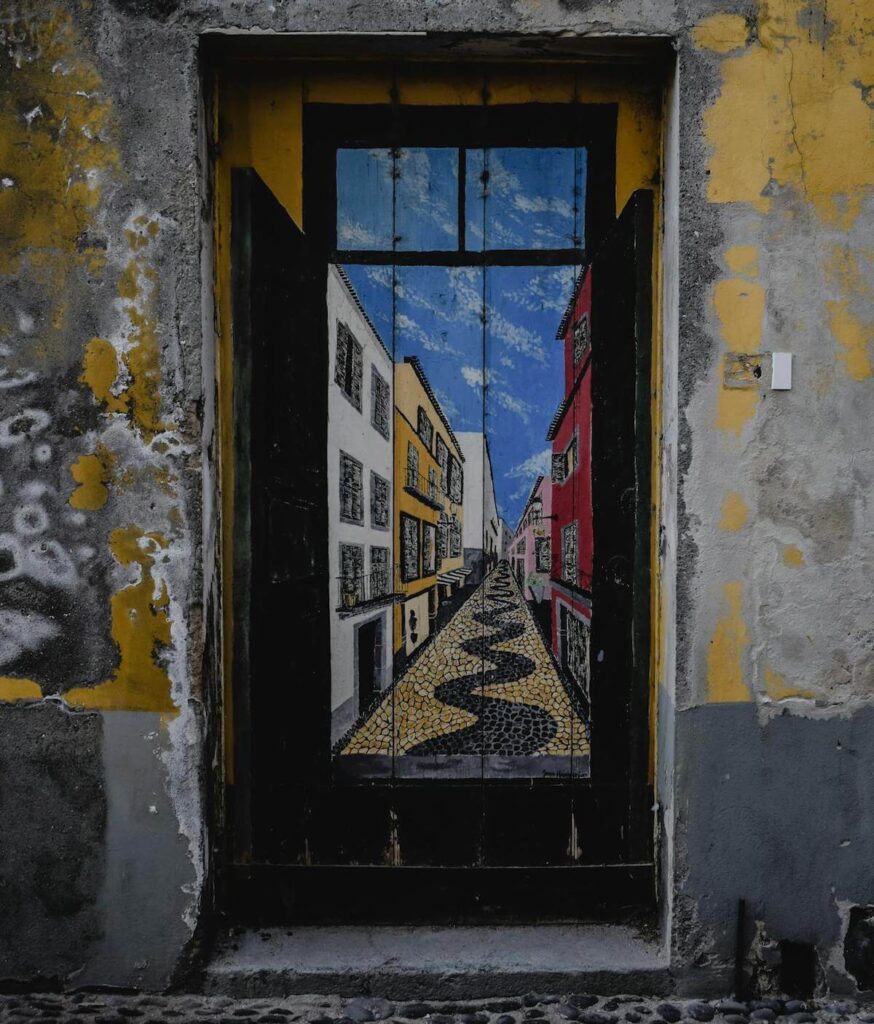 Painted Doors Project In Funchal Old Town
