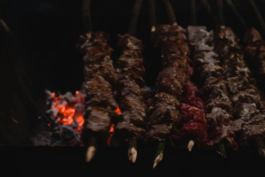 Espetada Grilled Over An Open Flame