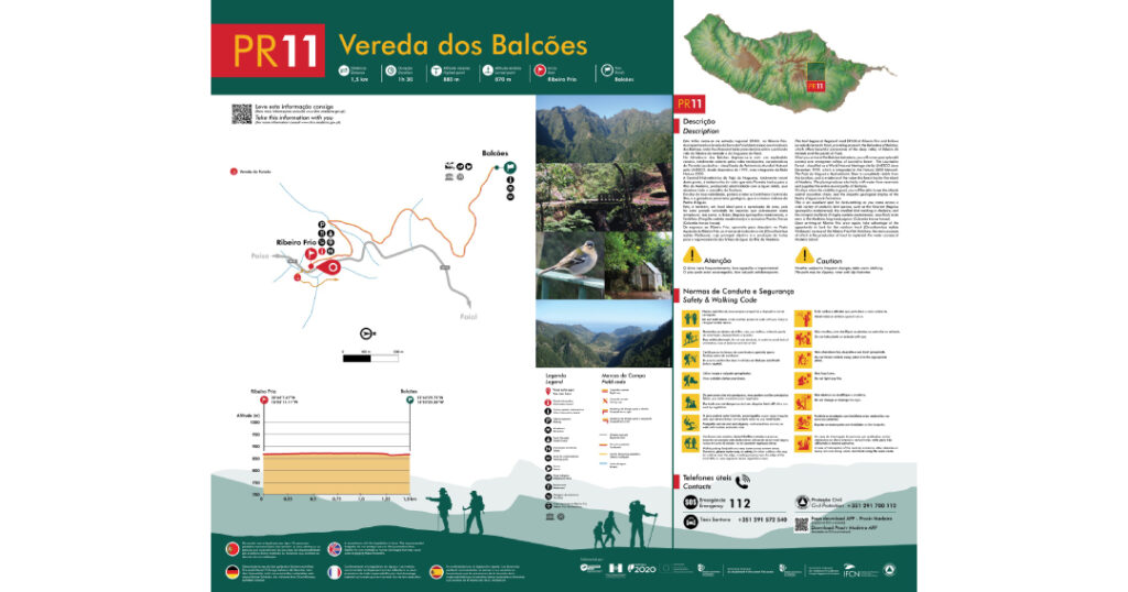 Board Levada dos Balcões (PR11)