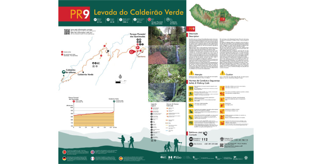 Madeira Island Hiking: Board Levada do Caldeirão Verde (PR9)
