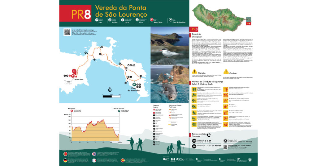 Madeira Island Hiking: Board Vereda da Ponta de São Lourenço (PR8)