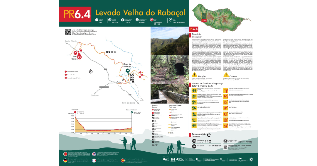 Madeira Island's hiking trail - Levada Velha do Rabaçal