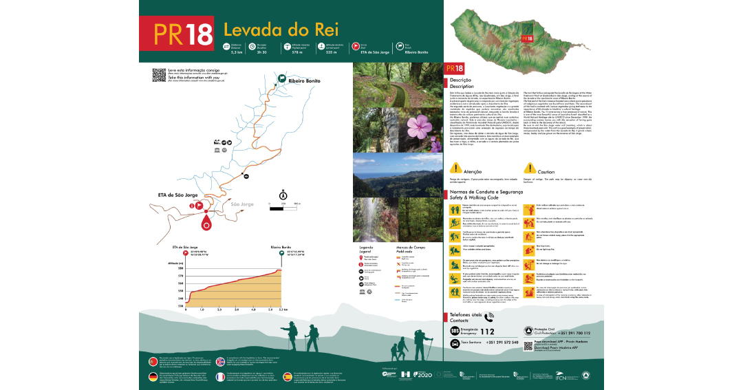 Madeira Island's hiking trail - Levada do Rei